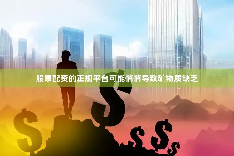 股票配资的正规平台可能悄悄导致矿物质缺乏